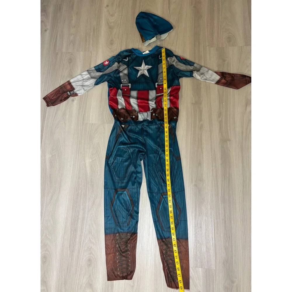 Captain America Costume With Mask Marvel Rubies Boys Large Superhero Halloween